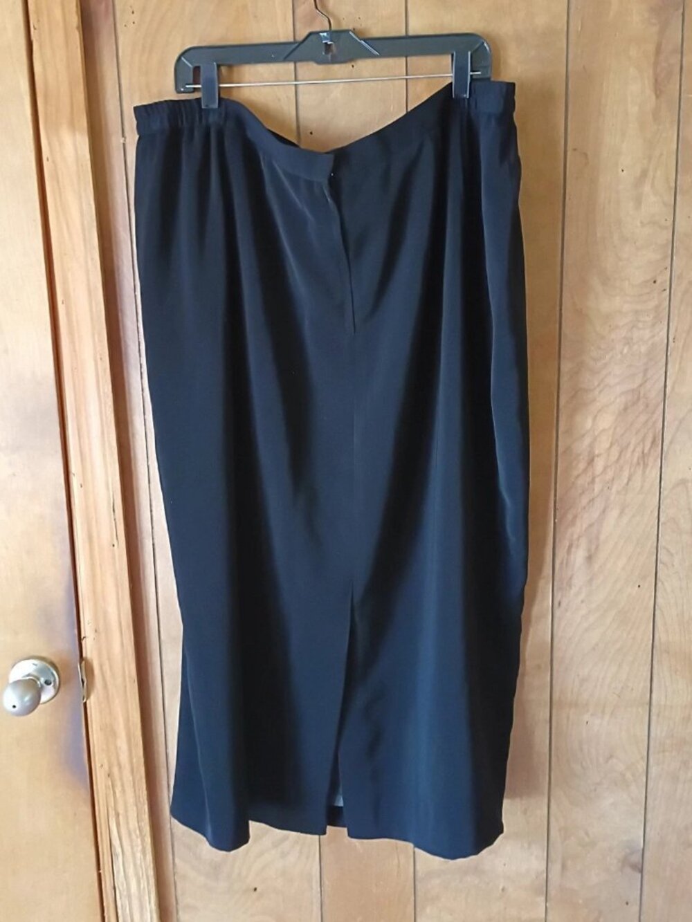 Dorinda Clark-Cole The Rose Collection Black Maxi Skirt Women’s Size 24 Plus - Picture 3 of 6